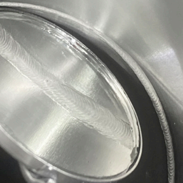 Food pipe welding